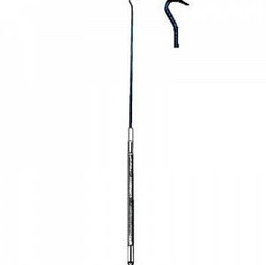 Sklar Blue - Iris Hook Emmett 9 Inch Length Nylon Coated Stainless Steel NonSterile Reusable - 91-5242
