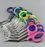 Sklar Utility Scissors  7 Inch Length Floor Grade Pakistan Stainless Steel Nonsterile Finger Ring Handle Angled Serrated Blade Sharp Tip / Blunt Tip - 96-1222