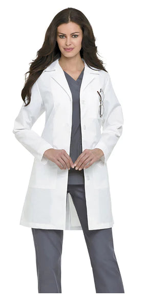 Landau Uniforms - Lab Coat White Size 12 Mid Length Reusable - 3155-WWY-12