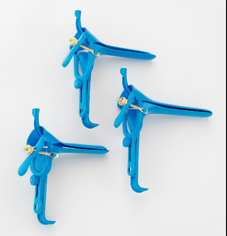 Medgyn Products MedGyn Electrosurgical Vaginal Speculum Pederson NonSterile Surgical Grade Coated Stainless Steel Large 30 mm Yoke Opening with DSE Loop Reusable Without Light Source Capability - 38042