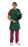 Wolf X-Ray - X-Ray Apron / Vest with Thyroid Collar Electric Blue Wraparound Style Medium - 66078TC-39