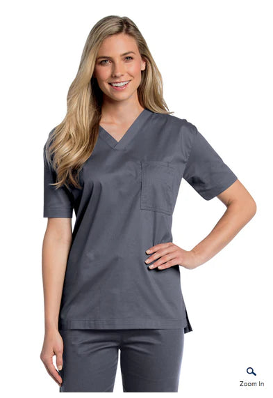Landau Uniforms - Scrub Shirt 3X-Large Red Short Sleeve Unisex - 4139TRMST3XL
