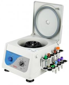 United Products & Instruments PowerSpin LX Centrifuge 8 Place Angled Rotor, AC Motor 300 to 4,000 RPM Linear Speed - C858H