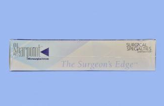 Surgical Specialties Vitrectomy Knife Sharpoint Stainless Steel / Plastic 20 Gauge Full Handle Sterile Disposable - 71-2061