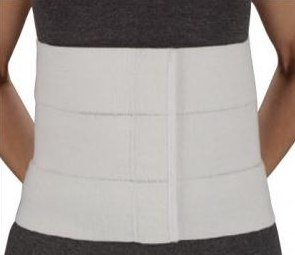 SVS Dba S2S Global - Abdominal Binder Small / Medium Hook and Loop Closure 30 to 45 Inch Wasit Circumference 9 Inch Height Adult - 1140PP