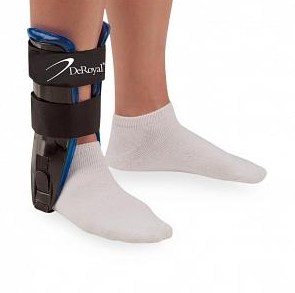 SVS LLC Dba S2S Global Deroyal Ankle Support DeRoyal Small Hook and Loop Closure Left or Right Ankle - A152005