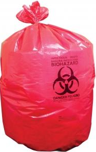 Saalfeld Redistribution Infectious Waste Bag 40 - 45 gal. Red Plastic 40 X 46 Inch - A8046PR R