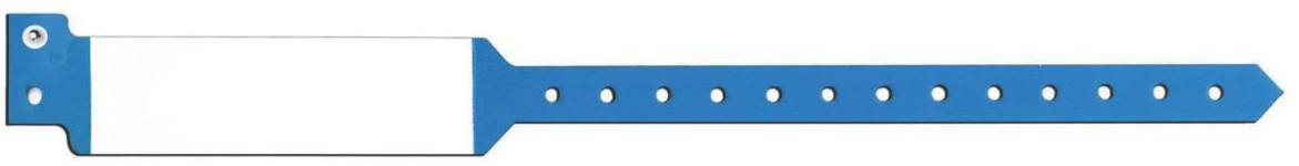 Precision Dynamics SuperBand Identification Band Alert Wristband Permanent Snap - WBVWRA-10