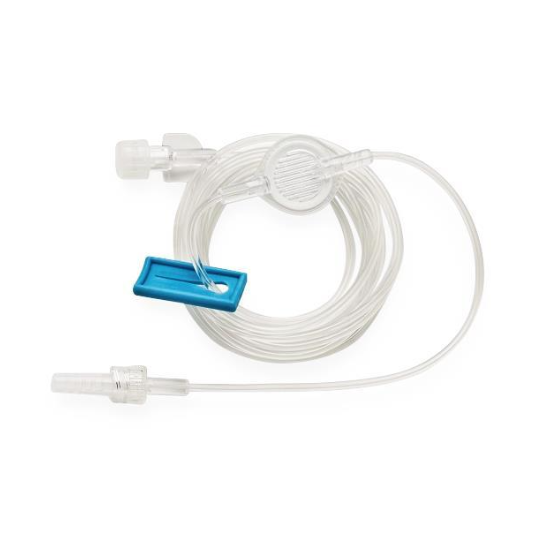 Tacy Medical Extension Set 4 Inch Tubing 1 Port 0.29 mL Priming Volume DEHP-Free - AMS-441