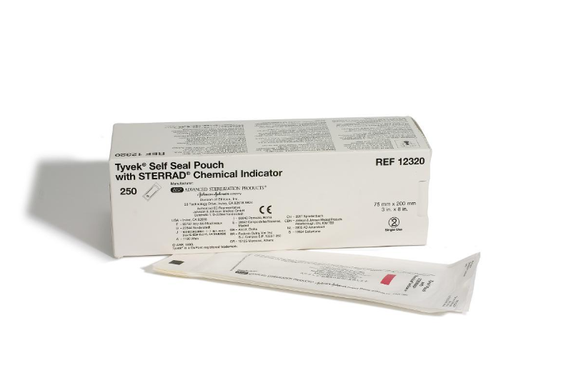 J & J Healthcare Systems Tyvek Sterilization Pouch Gas Plasma 6 X 16-1/2 Inch Transparent / White Self Seal - 12342