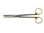BR Surgical BR Surgical SuperCut Dissecting Scissors Mayo 6-3/4 Inch Length Surgical Grade Stainless Steel NonSterile Finger Ring Handle Straight Blunt/Blunt - BR08-16417SC