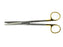 BR Surgical SuperCut - Dissecting Scissors Mayo 6-3/4 Inch Length Surgical Grade Stainless Steel NonSterile Finger Ring Handle Straight Blunt Tip / Blunt Tip - BR08-16417SC