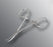 BR Surgical - Hemostatic Forceps Hartmann 3-1/2 Inch Length Floor Grade Stainless Steel Curved - FG12-21110