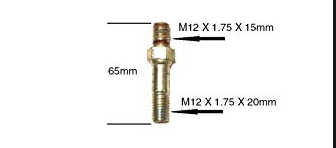  Rollator Front Axle Bolt