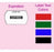 Healthmark Industries - Pre-Printed Label Advisory Label Red EXPIRES Quality Control Label - H369012