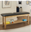 Clinton Industries ETA Classic Series H-Brace Treatment Table with Shelf Fixed Height 400 Lbs. - 1020-30-DTANNAT