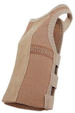 Sroufe - Wrist Brace Cotton / Elastic Left Hand Beige X-Small - 24-4550L