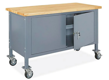 WORKBENCH, MOBILE CABINET WOODT