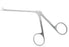 BR Surgical - Ear Forceps Hartmann 3-3/8 Inch Length Surgical Grade Stainless Steel NonSterile NonLocking Finger Ring Handle Straight 2.5 mm Round Cups - BR44-26725