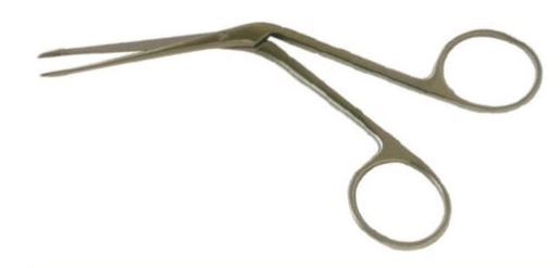 BR Surgical BR Surgical Ear Forceps Hartmann 3-1/2 Inch Surgical Grade Stainless Steel NonSterile NonLocking Finger Ring Handle Straight Extra Delicate 1.5 X 4 mm Tips - BR44-24609
