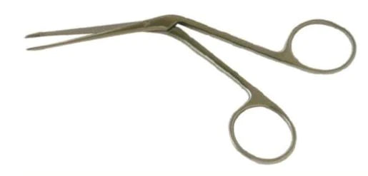 BR Surgical - Ear Forceps Hartmann 3-1/2 Inch Length Surgical Grade Stainless Steel NonSterile NonLocking Finger Ring Handle Straight Extra Delicate 1.5 X 4 mm Tips - BR44-24609