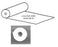 Kendall - Diagnostic Recording Paper Thermal Paper 50 mm X 90 Foot Roll Red Grid - 7G30015682