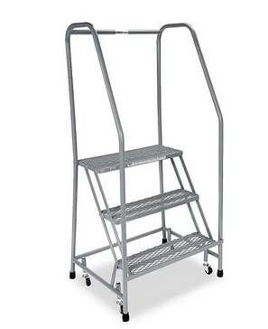 LADDER, STEP W/RAILS