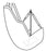 Hoyer Classic - Commode Sling Medium 600 lbs. Weight Capacity - 70057