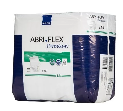 Abena North America Abri-Flex Premium L3 Adult Absorbent Underwear Pull On Size XL3 Disposable Heavy Absorbency - 16825