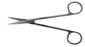 BR Surgical BR Surgical Ear / Nasal Scissors Joseph 5-1/2 Inch Length Surgical Grade Stainless Steel NonSterile Finger Ring Handle Curved Sharp/Sharp - BR08-30514
