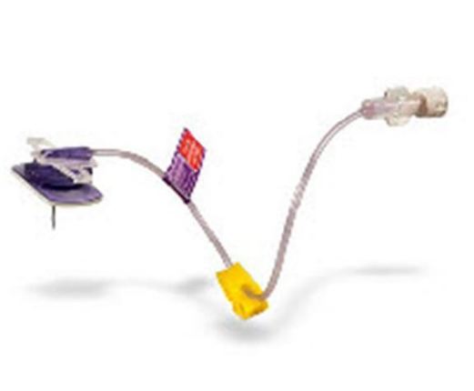 Bard EZ Huber Huber Infusion Set 20 Gauge 1 Inch 8 Inch Tubing Y-Site Injection Port - SH20-100Y