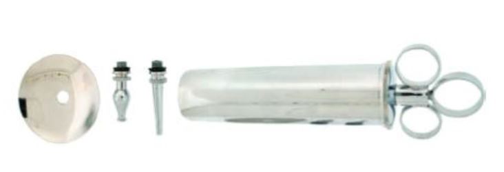 BR Surgical Ear Syringe with Shield 100 mL Individual Pack Bulbous Tip / Tapered Tip Without Safety - BR44-09712