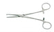 BR Surgical - Hemostatic Forceps Kocher 5-1/2 Inch Length Surgical Grade Stainless Steel NonSterile Ratchet Lock Finger Ring Handle Curved Delicate Serrated Tips with 1 X 2 Teeth - BR12-32314