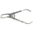 Miltex - Rubber Dam Clamp Forceps OR Grade German Stainless Steel NonSterile Slide Lock Plier Handle Curved - 7623A