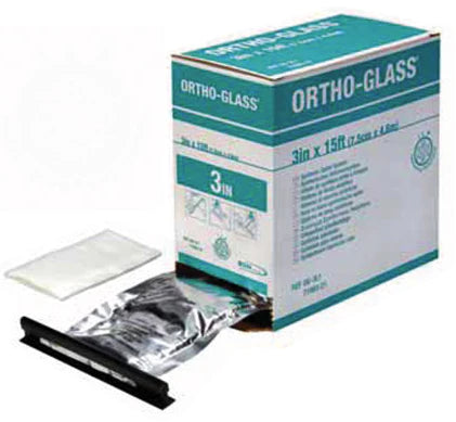 ORTHO-GLASS Splinting System - Splint Roll 8 Inch X 7-1/2 Foot Fiberglass White - 66000687