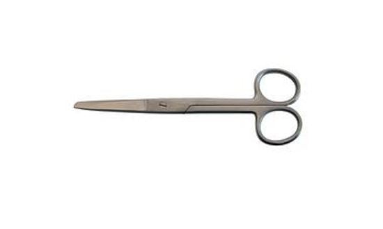 BR Surgical BR Surgical Dressing Forceps Jansen-Gruenwald 7-7/8 Inch Floor Grade Stainless Steel Bayonet Handle Serrated Tips - FG46-15420