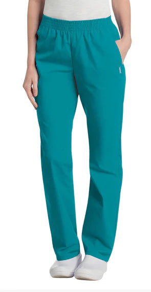 Landau Uniforms - Scrub Pants 5X-Large Ceil Blue Female - 8327BCP 5XLG