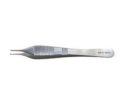 BR Surgical Hemostatic Forceps Adson 7-1/4 Inch Curved - BR12-41118