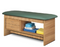 Clinton Industries Flat Top Straight Line Straight Line Treatment Table with Shelf and Two Drawers 400 Lbs. - 9313-30-1DC2DC3AC