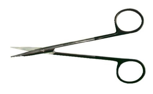 BR Surgical BR Surgical Tenotomy Scissors Stevens 4-1/4 Inch Length Surgical Grade Stainless Steel NonSterile Finger Ring Handle Curved Blunt/Blunt - BR08-36311