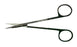 BR Surgical BR Surgical Tenotomy Scissors Stevens 4-1/4 Inch Length Surgical Grade Stainless Steel NonSterile Finger Ring Handle Curved Blunt/Blunt - BR08-36311