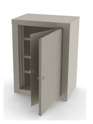 Distribution Systems International Narcotic Cabinet Metal 3 Shelf With Double Lock - L3-LNC-5
