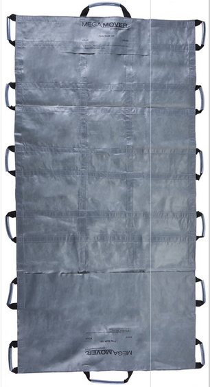 Graham Medical Products SHEET, TRANS PT MEGAMOVER PLUSW/POWER GRIPS GRY/BLK 40"X80" - 65459