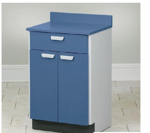 Clinton Industries Treatment Cabinet Floor Standing Laminate 1 Drawer / 1 Shelf - 8821-1GR-2AB