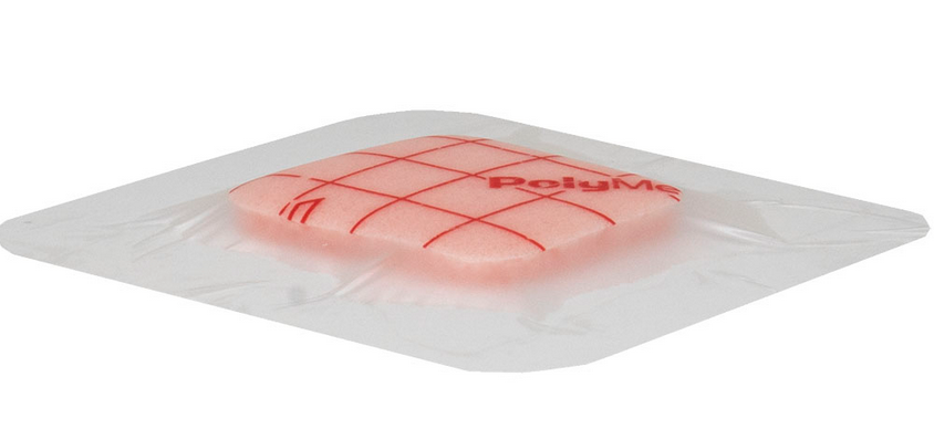 Ferris Manufacturing PolyMem Max Foam Dressing 2-3/4 X 3 Inch Rectangle Non-Adhesive Sterile - 230