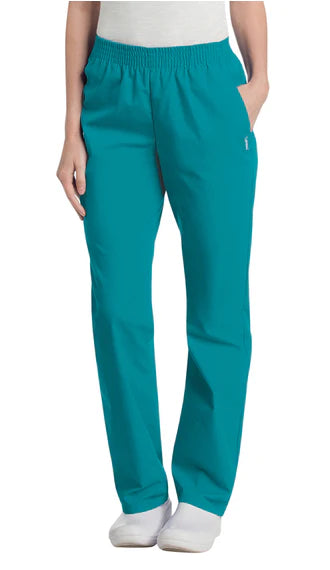 Landau Uniforms - Scrub Pants Small Riviera Blue Female - 8327BRVPSMALL