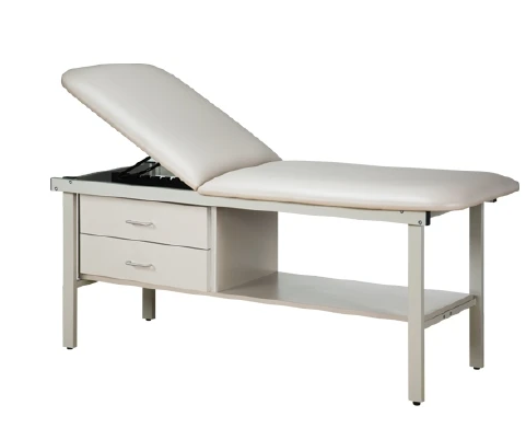 Clinton Industries ETA Alpha Series Treatment Table with Drawers Fixed Height 450 Lbs. - 3013-30-3BK