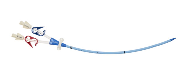 Arrow International CATHETER KIT, HEMODIALYSIS 2 LUMEN BLU R 14FR (5/CS) - CDC-22142-1A