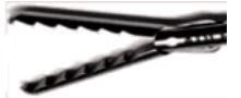Elmed 5mm Dissectors and Graspers Alligator Grasper Retro-Facing Teeth Double Action, 20mm Tip - Insulated Handles