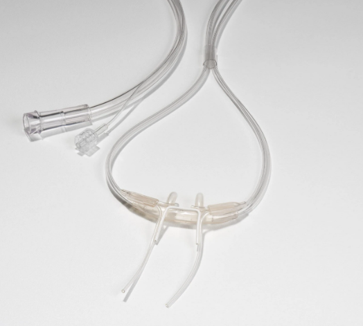 Smiths Medical - ETCO2 Oral / Nasal Sampling Cannula with O2 Delivery With Oxygen Delivery Adult Curved Prong / NonFlared Tip - 1121